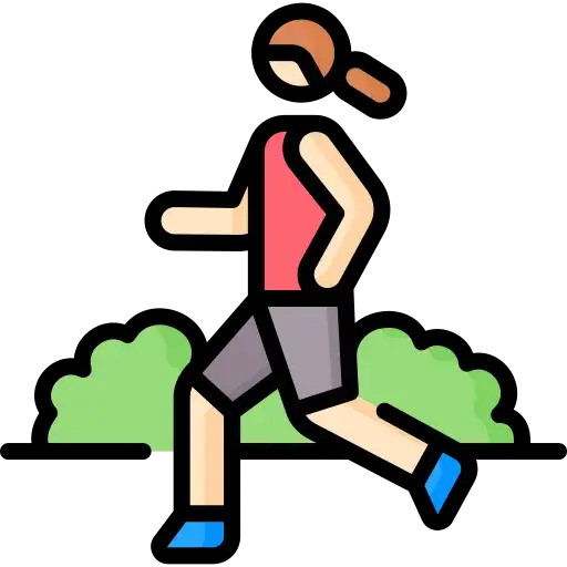 Jogging track with scenic views
